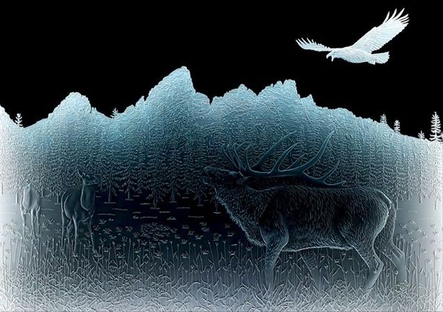 Elk-Scene-Sand-Carved-Glass-by-Lex-Melfi